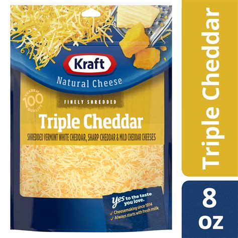 Kraft Cheeses Triple Cheddar