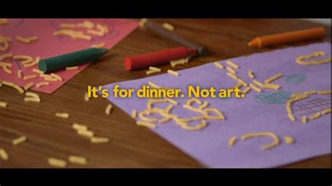Kraft Macaroni & Cheese TV Spot, 'Dinner, Not Art' featuring Ted Williams