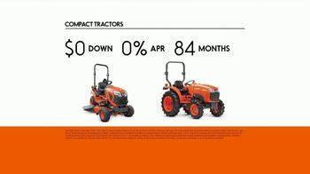 Kubota Compact Tractors TV Spot, 'Special Financing'