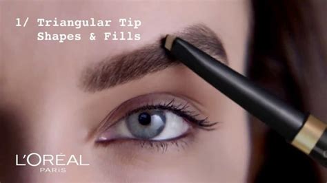 L'Oreal Paris Brow Stylist Shape & Fill Pencil TV Spot, 'Express Yourself'