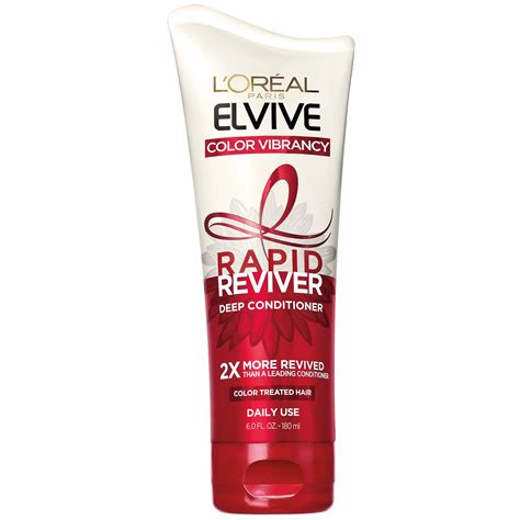 L'Oreal Paris Hair Care Elvive Color Vibrancy Rapid Reviver Deep Conditioner logo