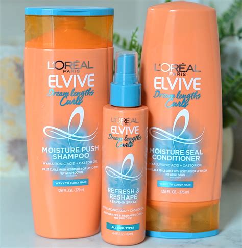 L'Oreal Paris Hair Care Elvive Dream Lengths Curls No Build-Up Curls Micellar Shampoo logo