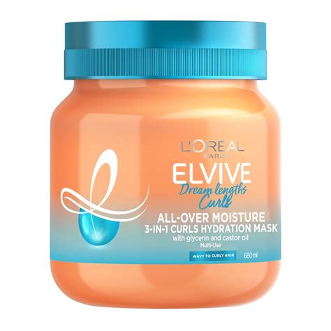 L'Oreal Paris Hair Care Elvive Dream Lengths Curls Non-Stop Dreamy Curls Leave-On Cream