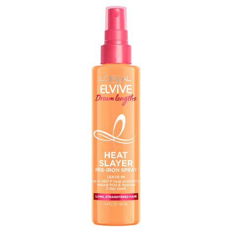 L'Oreal Paris Hair Care Elvive Dream Lengths Heat Slayer Pre-Iron Spray logo