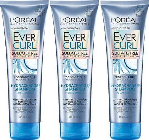 L'Oreal Paris Hair Care EverCurl Hydracharge Shampoo logo