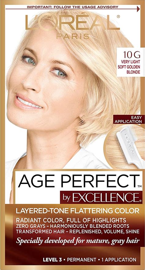 L'Oreal Paris Hair Care Excellence Age Perfect 10N Very Light Natural Blonde tv commercials