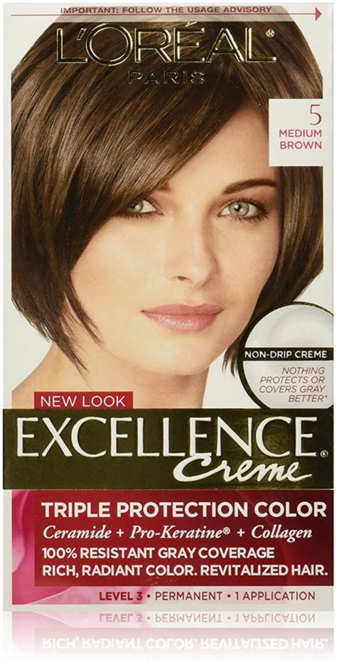 L'Oreal Paris Hair Care Excellence Creme 5 Medium Brown logo