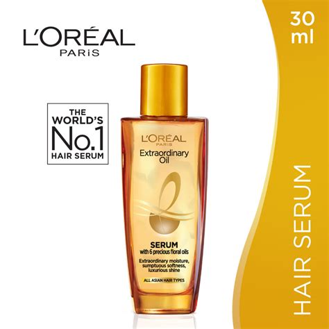 L'Oreal Paris Hair Care Extraordinary Oil Lustrous Oil Serum logo