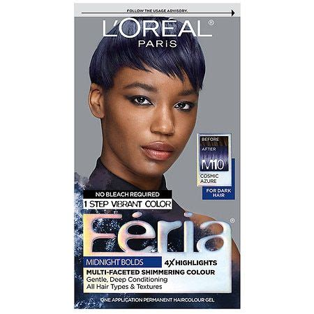 L'Oreal Paris Hair Care Feria Midnight Bolds Cosmic Azure Permanent Hair Color logo