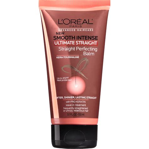 L'Oreal Paris Hair Care Smooth Intense Ultimate Straight Straight Perfecting Balm logo