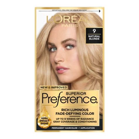 L'Oreal Paris Hair Care Superior Preference 9 Natural Blonde