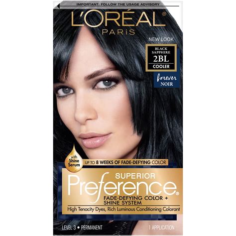 L'Oreal Paris Hair Care Superior Preference Hair Color: 2BL Black Sapphire tv commercials