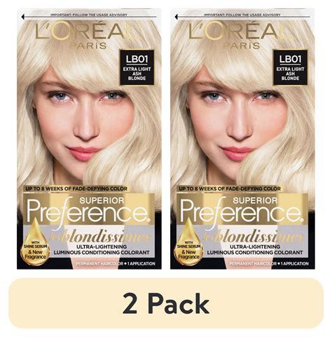 L'Oreal Paris Hair Care Superior Preference LB01 Ultra Light Ash Blonde