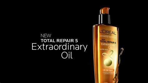 LOreal Paris Total Repair 5 Extraordinary Oils TV commercial - Reveal the Secret