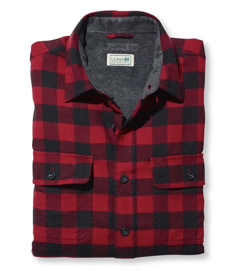 L.L. Bean Fleece-Lined Flannel logo