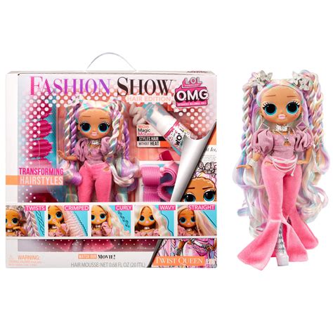 L.O.L. Surprise! OMG Fashion Show Hair Edition Twist Queen Fashion Doll logo