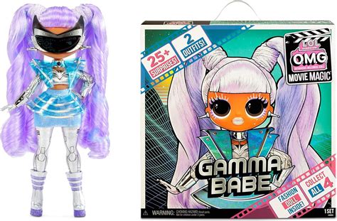 L.O.L. Surprise! OMG Movie Magic Gamma Babe Fashion Doll with 25 Surprises