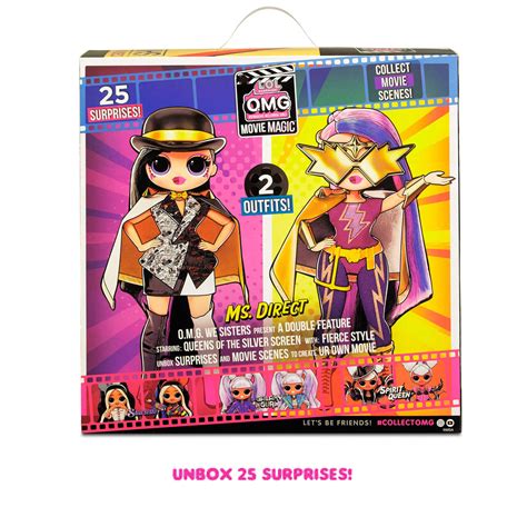 L.O.L. Surprise! OMG Movie Magic Ms. Direct Fashion Doll with 25 Surprises tv commercials