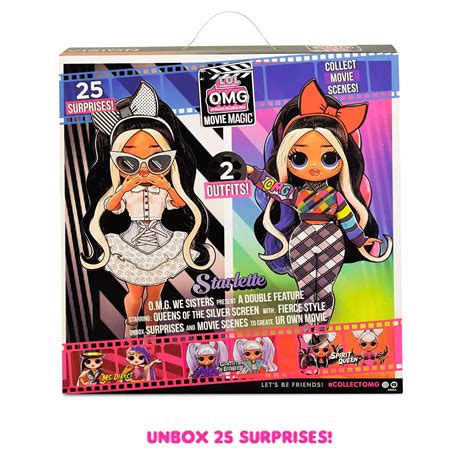 L.O.L. Surprise! OMG Movie Magic Starlette Fashion Doll with 25 Surprises logo