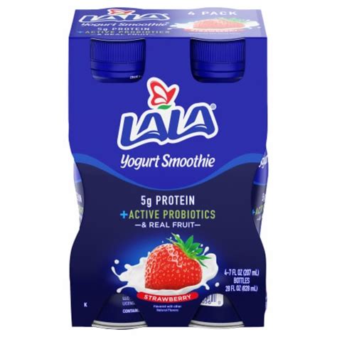 LALA Strawberry Kiwi Yogurt Smoothie