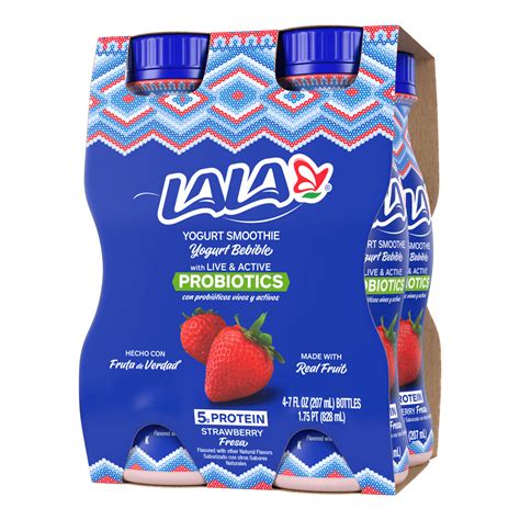 LALA Wild Strawberry Yogurt Smoothie logo