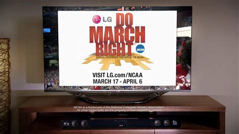 LG TV and Soundbar TV Spot, 'March Madness Party' Featuring Greg Anthony