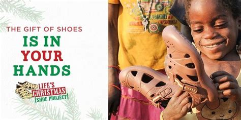 LIFE Outreach International 2016 Christmas Shoe Ornament logo