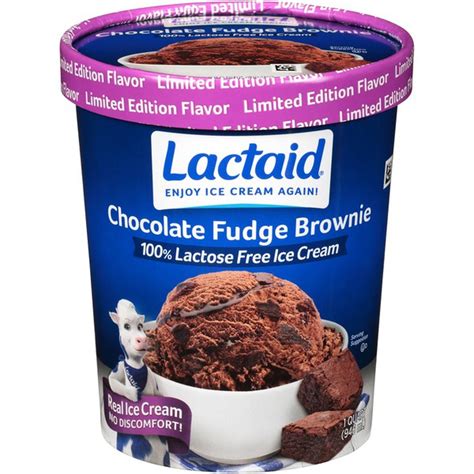 Lactaid Chocolate Fudge Brownie logo