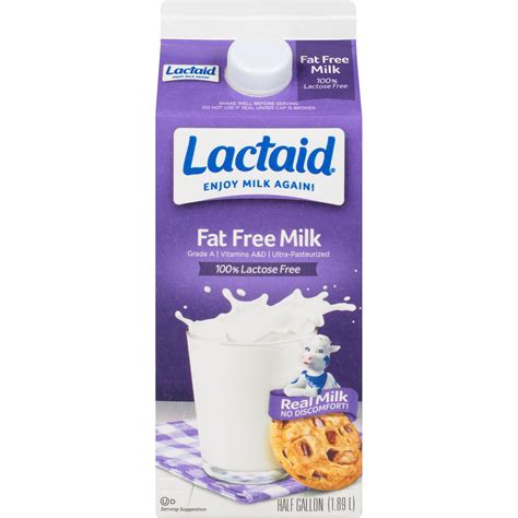 Lactaid Fat-Free Milk logo