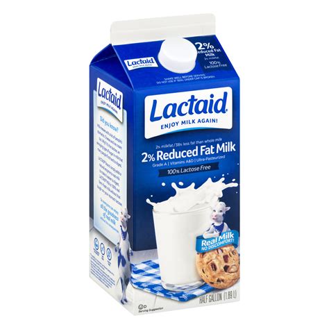 Lactaid Reduced Fat Milk logo