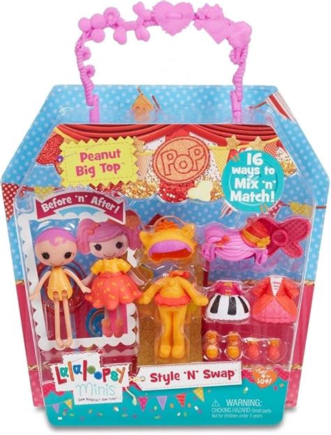 Lalaloopsy Minis Style N Swap Doll - Peanut Big Top logo