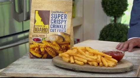 Lamb Weston Grown In Idaho Super Crispy Crinkle Cut Fries TV commercial - Celebrity