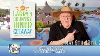 Larry's Country Diner Getaway TV Spot, '2021: Cancun, Mexico' created for Country Road Management