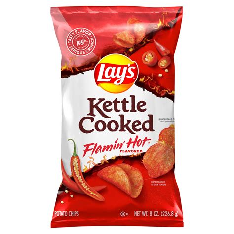 Lay's Kettle Cooked Flamin' Hot logo