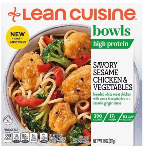 Lean Cuisine Savory Sesame Chicken & Vegetables logo