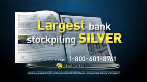 Lear Capital Silver TV commercial - Stockpile