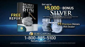 Lear Capital TV Spot, 'Robert Kiyosaki: $5,000 in Bonus Silver'