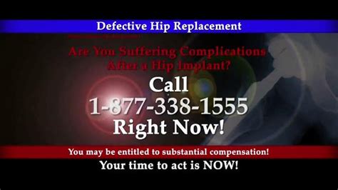 Lee Murphy Law TV commercial - Defective Hip Replacement