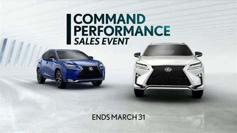 Lexus Command Performance Sales Event TV commercial - SUV