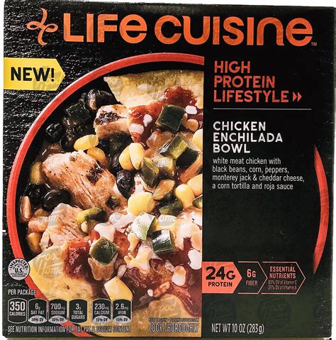 Life Cuisine High Protein Lifestyle Chicken Enchilada Bowl