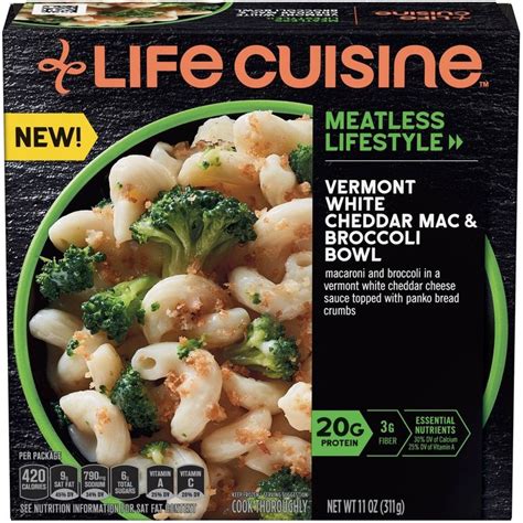 Life Cuisine Vermont White Cheddar Mac & Broccoli Bowl TV commercial - Feed Your Best Life: Meatless Life