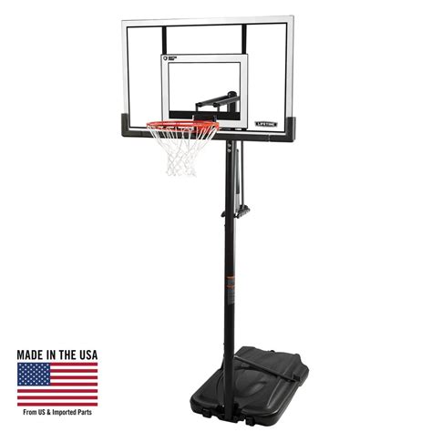 Lifetime Products 52” Steel-Framed Shatterproof Portable Basketball Hoop photo