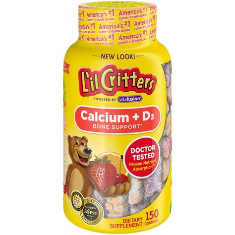 Lil Critters Gummy Vitamins Calcium tv commercials