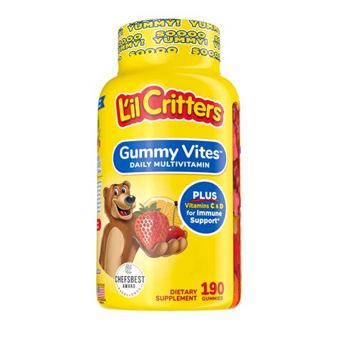 Lil Critters Gummy Vitamins Gummy Vites Immune Support logo