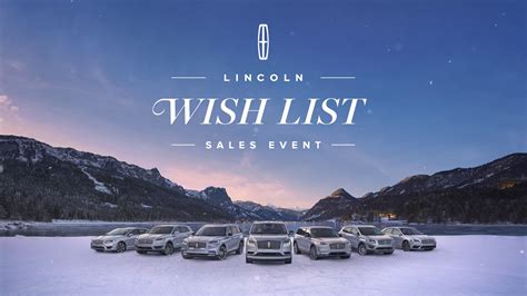 Lincoln Wish List Sales Event TV Spot, 'Shooting Star'