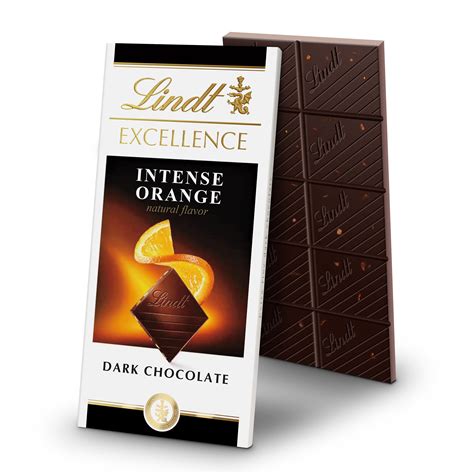 Lindt Excellence Intense Orange Dark Chocolate Bar logo