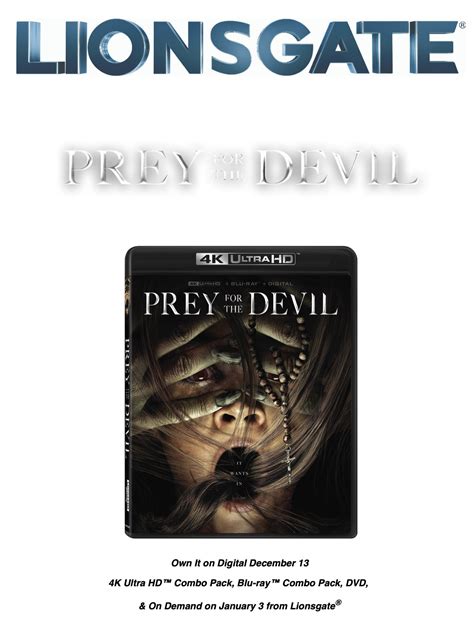 Lionsgate Films Prey for the Devil logo