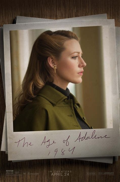 Lionsgate Films The Age of Adaline tv commercials