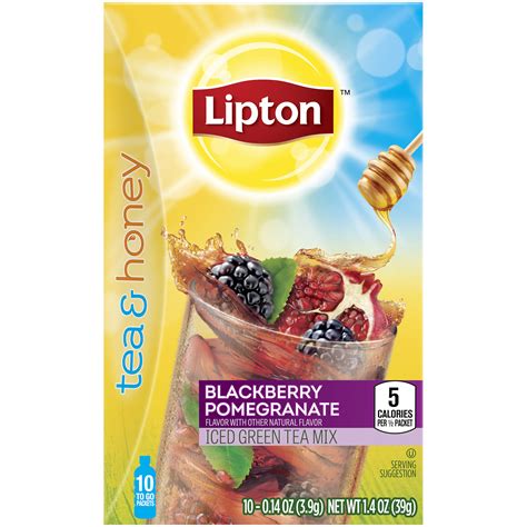 Lipton Blackberry Pomegranate Tea & Honey Packets
