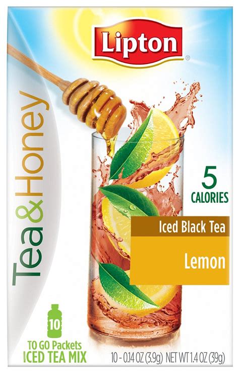 Lipton Lemon Tea & Honey Packets